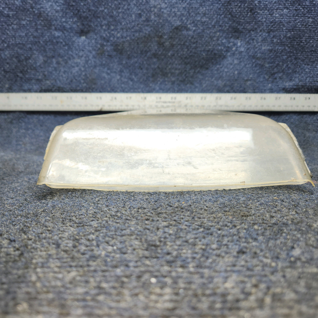 Used aircraft parts for sale, 169-554012-9 Beechcraft A24R Duct Windshield Defrost "Has a Crack in a Hole"