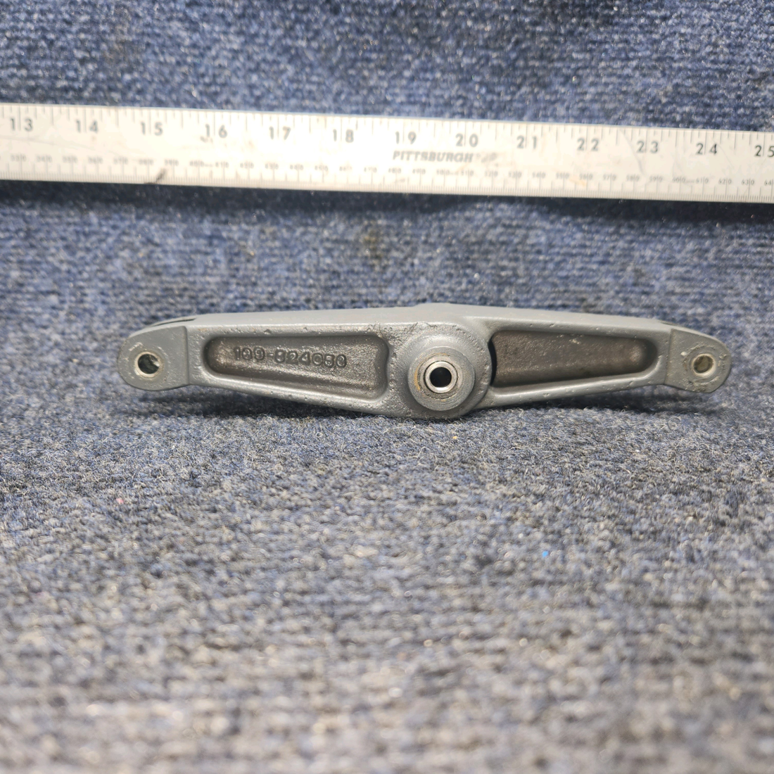 Used aircraft parts for sale, 169-524053-1 Beechcraft A23A Musketeer Custom III RUDDER PEDAL BELLCRANK ASSEMBLY
