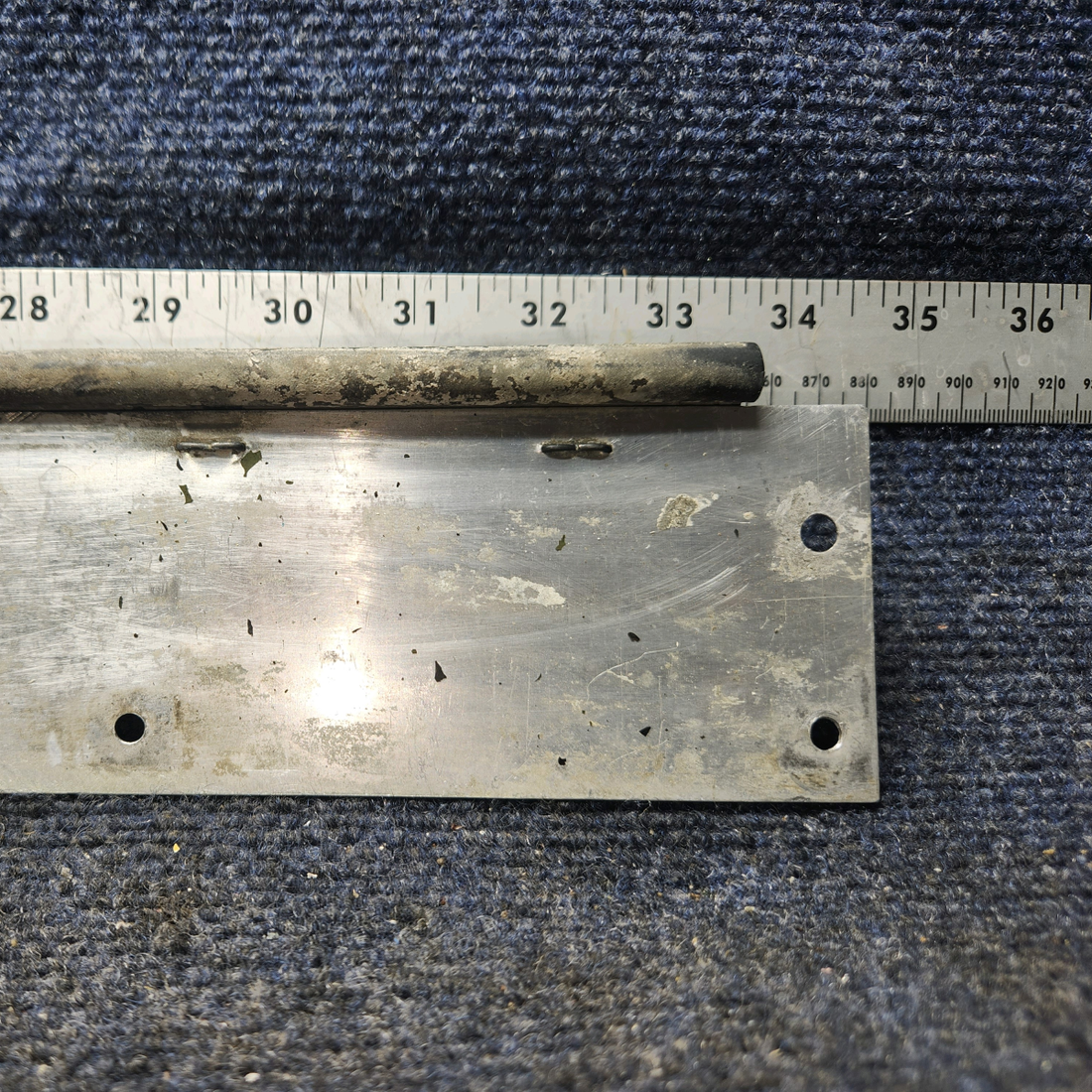 Used aircraft parts for sale, 67723-001 Piper PA28-161 Wing Access Plate Aft Assembly RH (16")