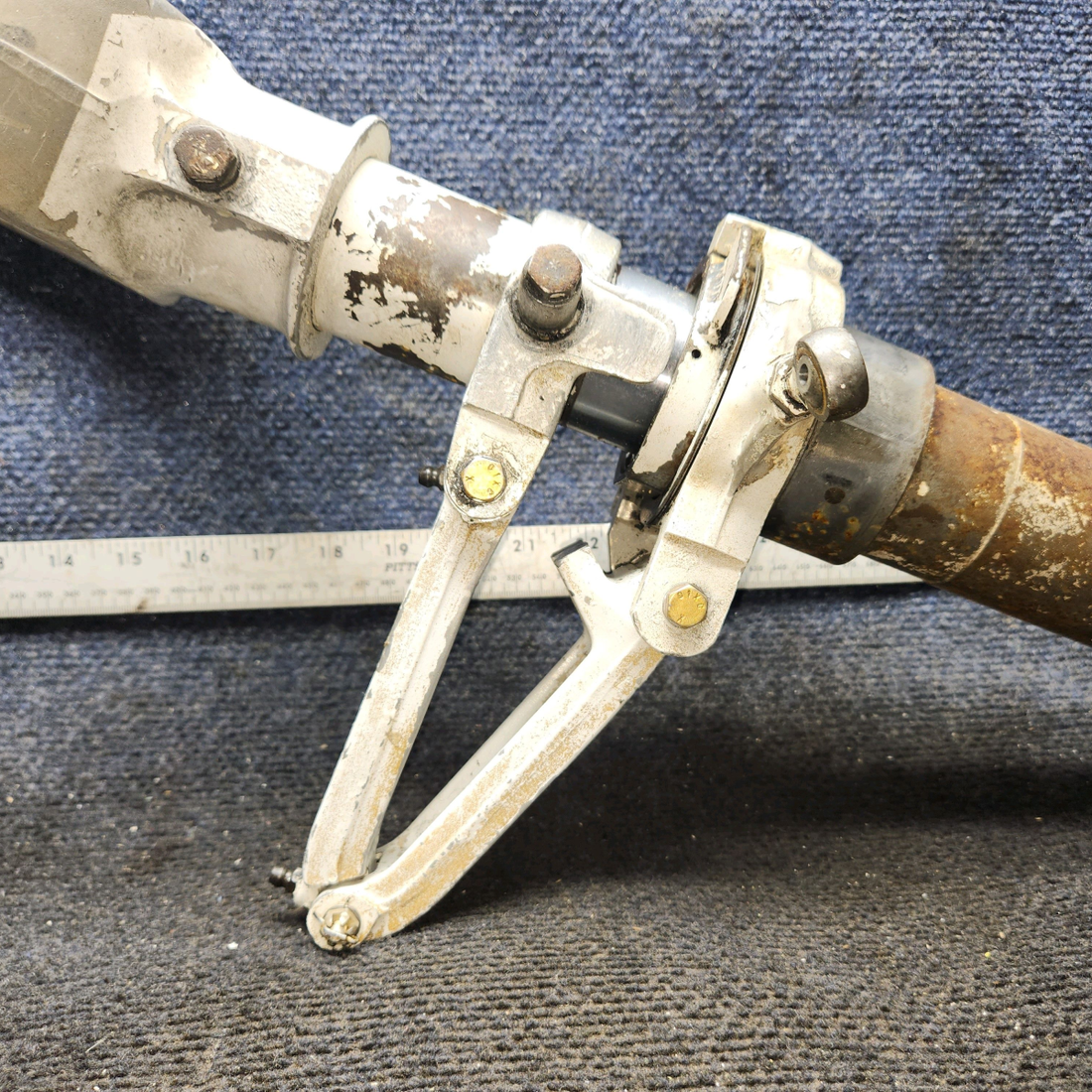 Used aircraft parts for sale, 0594300-212 Cessna 172 Nose Landing Gear Strut Tube Shock Assembly
