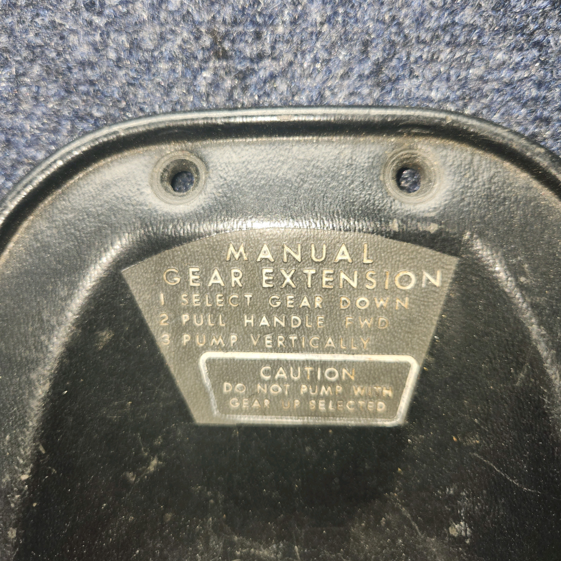 Used aircraft parts for sale, 1280121-1 Cessna 172RG Pan Hand Pump . See Photos
