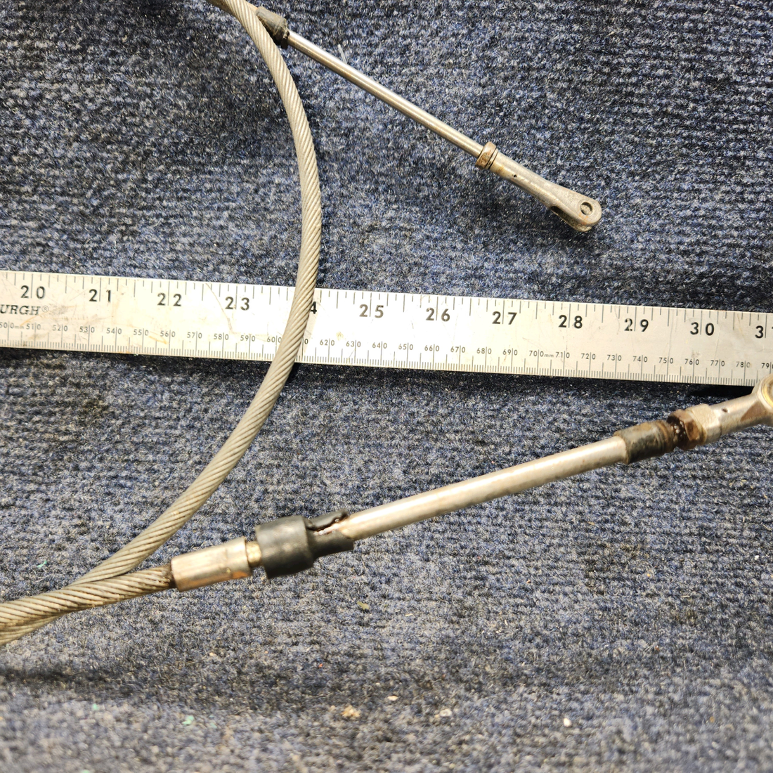 Used aircraft parts for sale, PS50146-13-10 PIPER PA28RT-201 Mixture Cable - Length 72"-  Price per Each