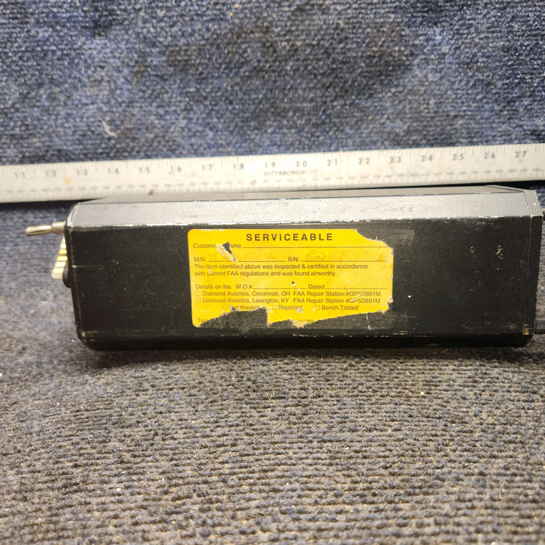 Used aircraft parts for sale, 78-8047-0984-4 3M WX-10A EM Piper PA28RT-201 Storm scope  Display