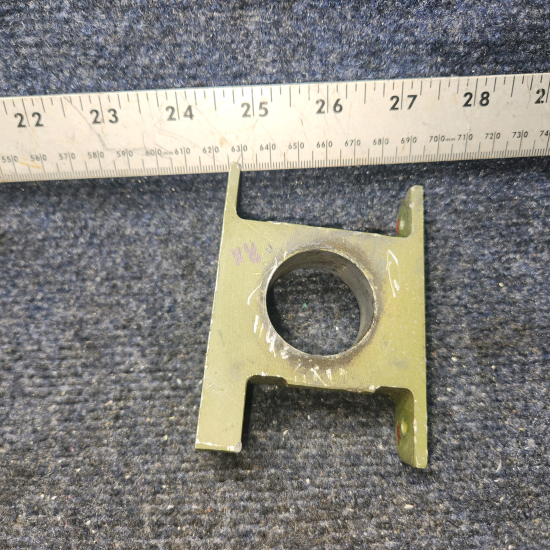 Used aircraft parts for sale, 62421-001 Piper PA28-140 Fitting Assembly Flap Torque Tube RH