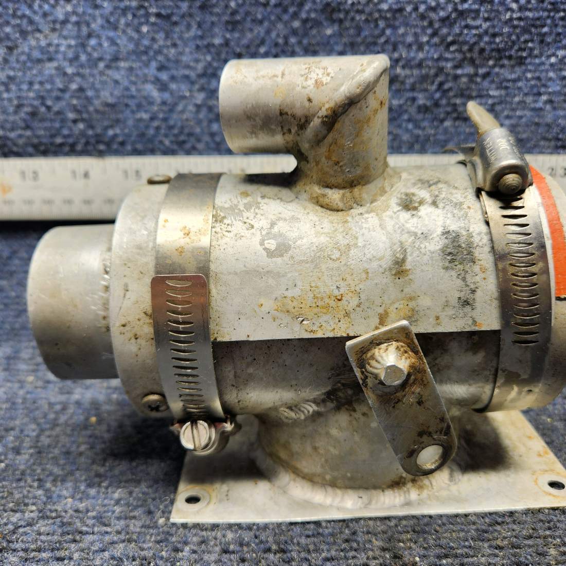 Used aircraft parts for sale, 35-550115-69 Beechcraft F33A CABIN HEAT / VENT VALVE ASSY