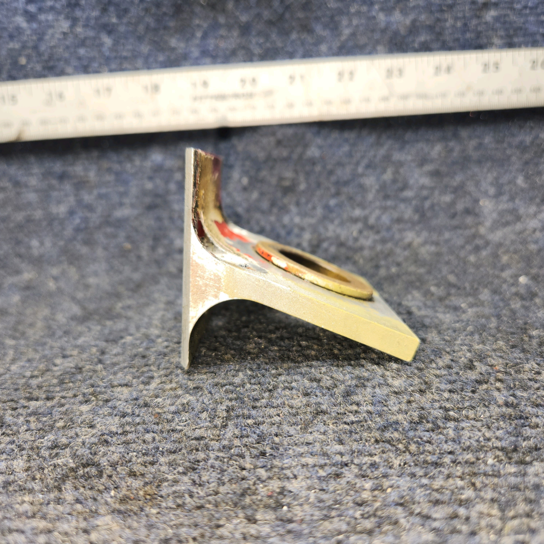 Used aircraft parts for sale, 169-640012-3 / 169-640012-5 Beechcraft A24R Rudder Hinge Bracket Assy W/ Bearing