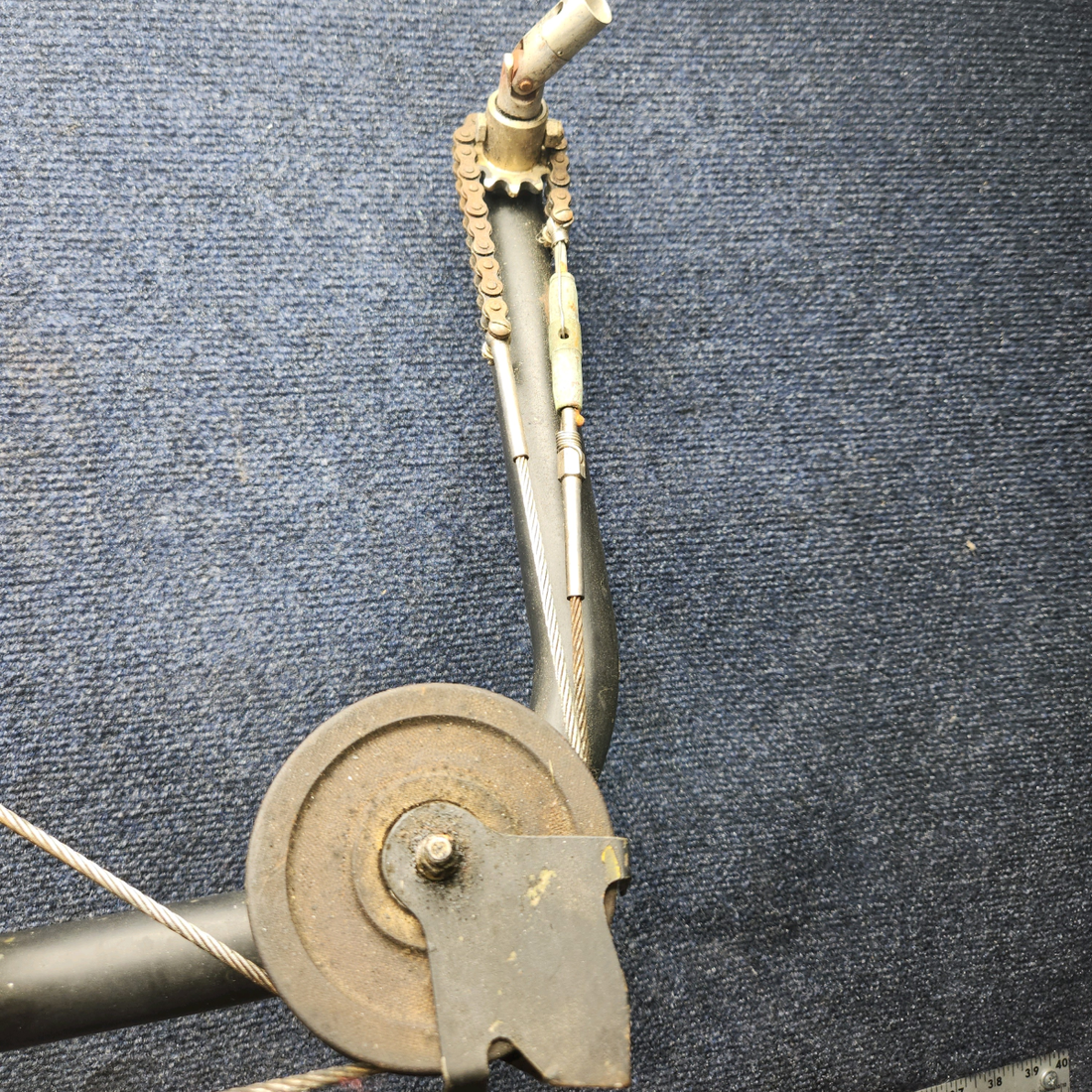 Used aircraft parts for sale, 2460033-1 Cessna 172RG WHEEL ASSY- YOKE STEERING