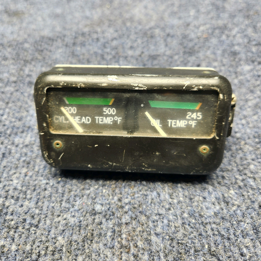Used aircraft parts for sale, C669561-0101 Rochester CESSNA C172RG CYLINDER AND OIL TEMPERATURE GAUGE CLUSTER