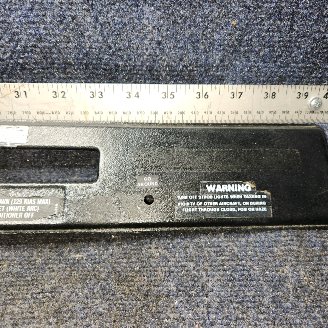 Used aircraft parts for sale, 69338-02 Piper PA32RT-300 Instrument Panel - Middle Left