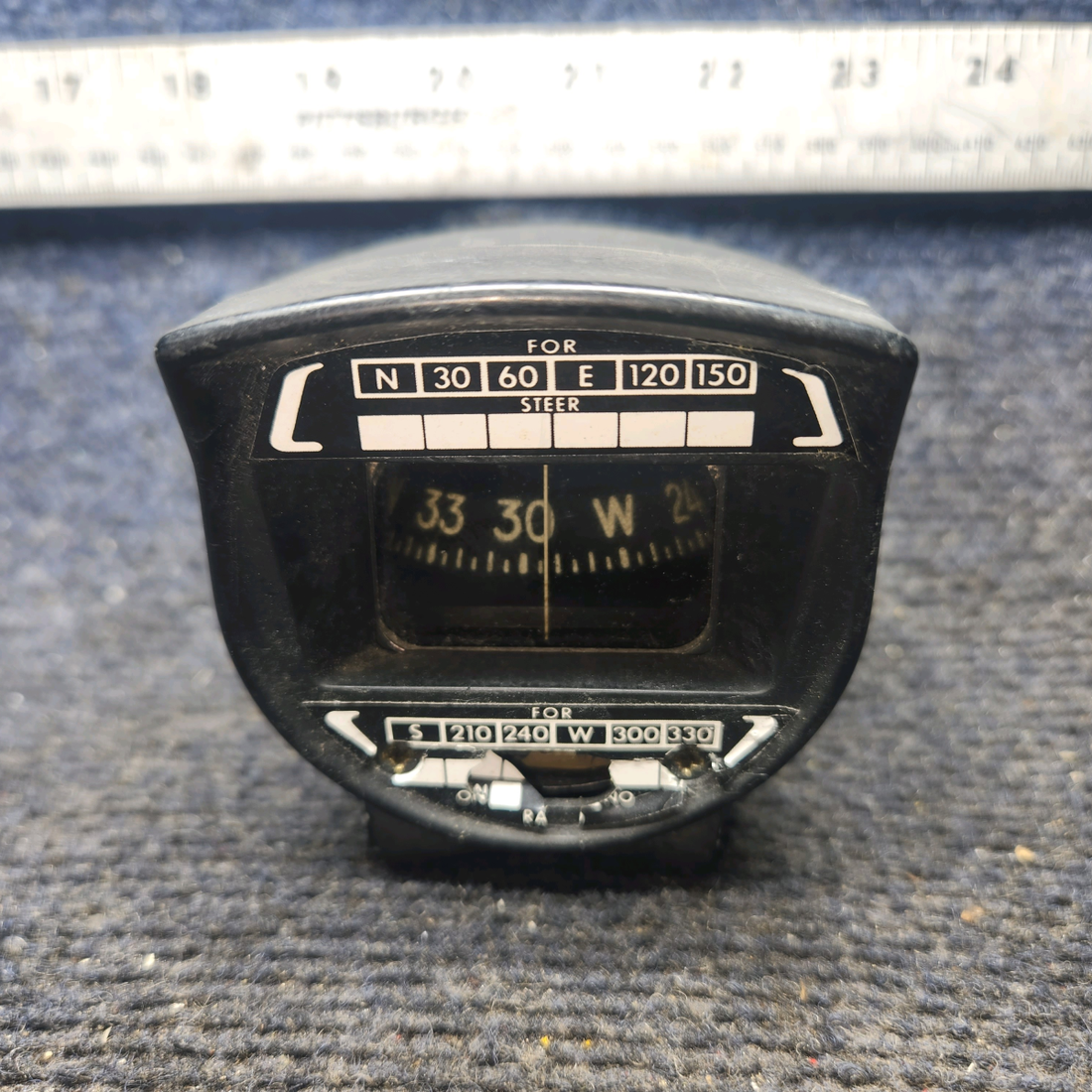 Used aircraft parts for sale, C6605O1-0102 Cessna 172RG Compass Bottom Mount