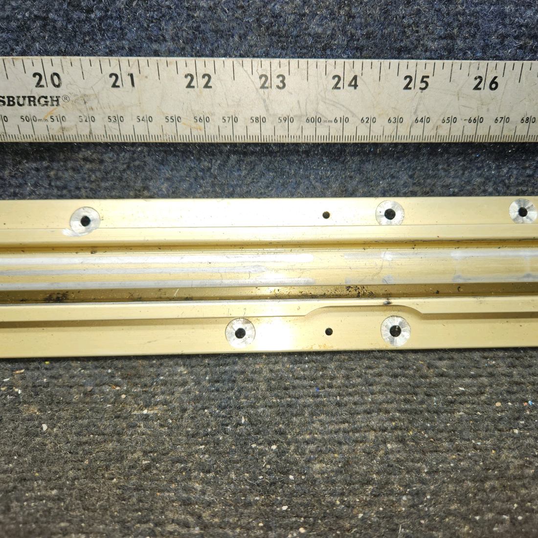 Used aircraft parts for sale, 0511240-6 McFarlane Aviation Cessna 172E Seat Rail – Inboard RH
