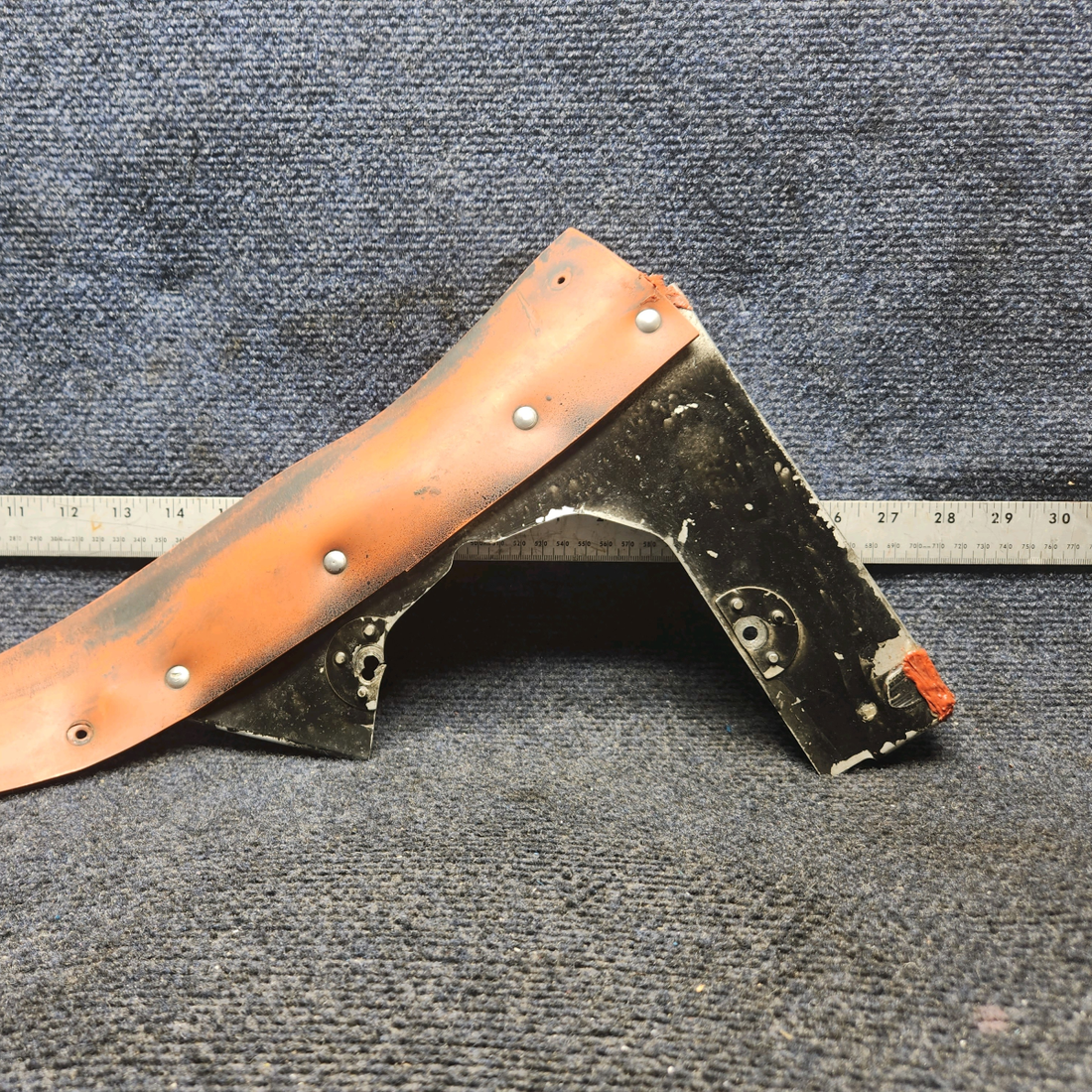 Used aircraft parts for sale, 63614-05 Lycoming O-320 Piper PA28-140 Baffle Assembly Left Side Rear
