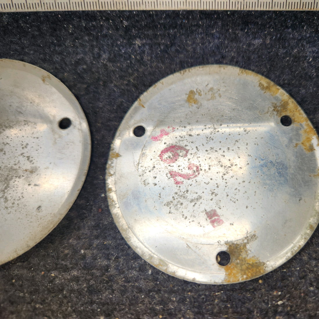 Used aircraft parts for sale, S225-3 Cessna 172F Flap Inspection Cover Plate - Set of 3