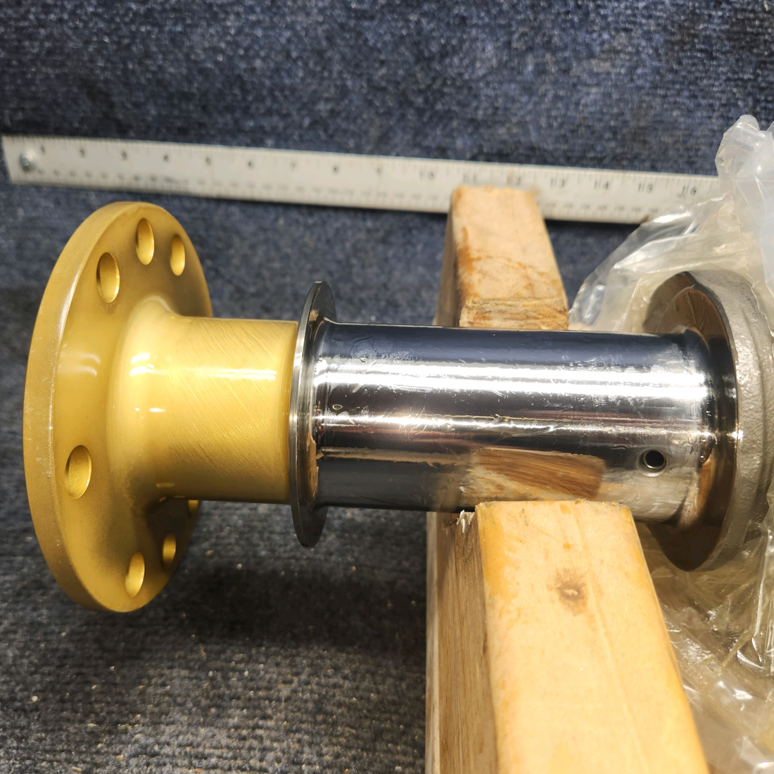 Used aircraft parts for sale, 653382, 580789 Continental O-300D Cessna 172F Crankshaft Assy With Counterweights