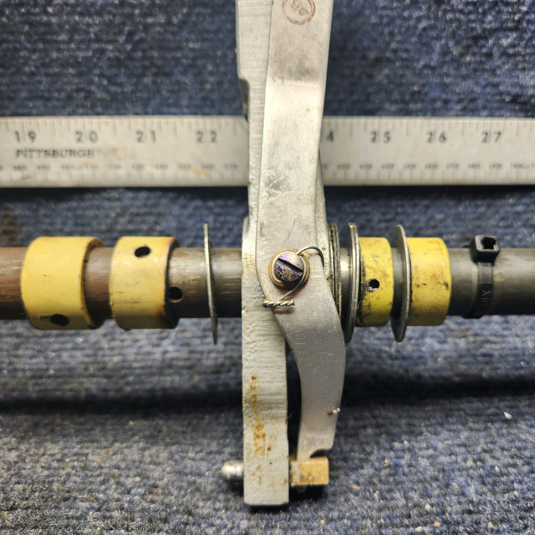 Used aircraft parts for sale, 35-524060, 35-524367-2 Beechcraft F33A COPILOT RUDDER PEDAL ASSEMBLY