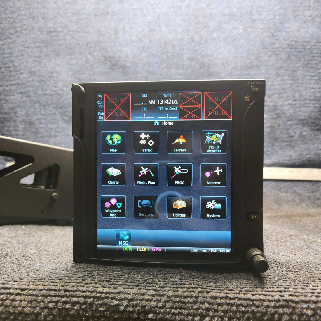 Used aircraft parts for sale, 011-02282-00 Garmin GTN-750 WAAS PIPER PA-24-250 GPS-Nav-Com Unit with Mods, NO Data Card