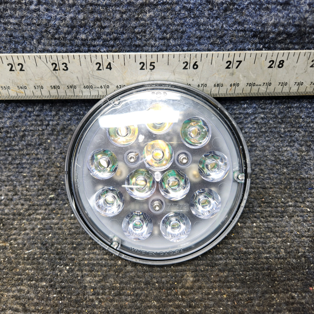 Used aircraft parts for sale, 01-0771833-10 Cessna 172E LED Replacement Landing Light - 14V