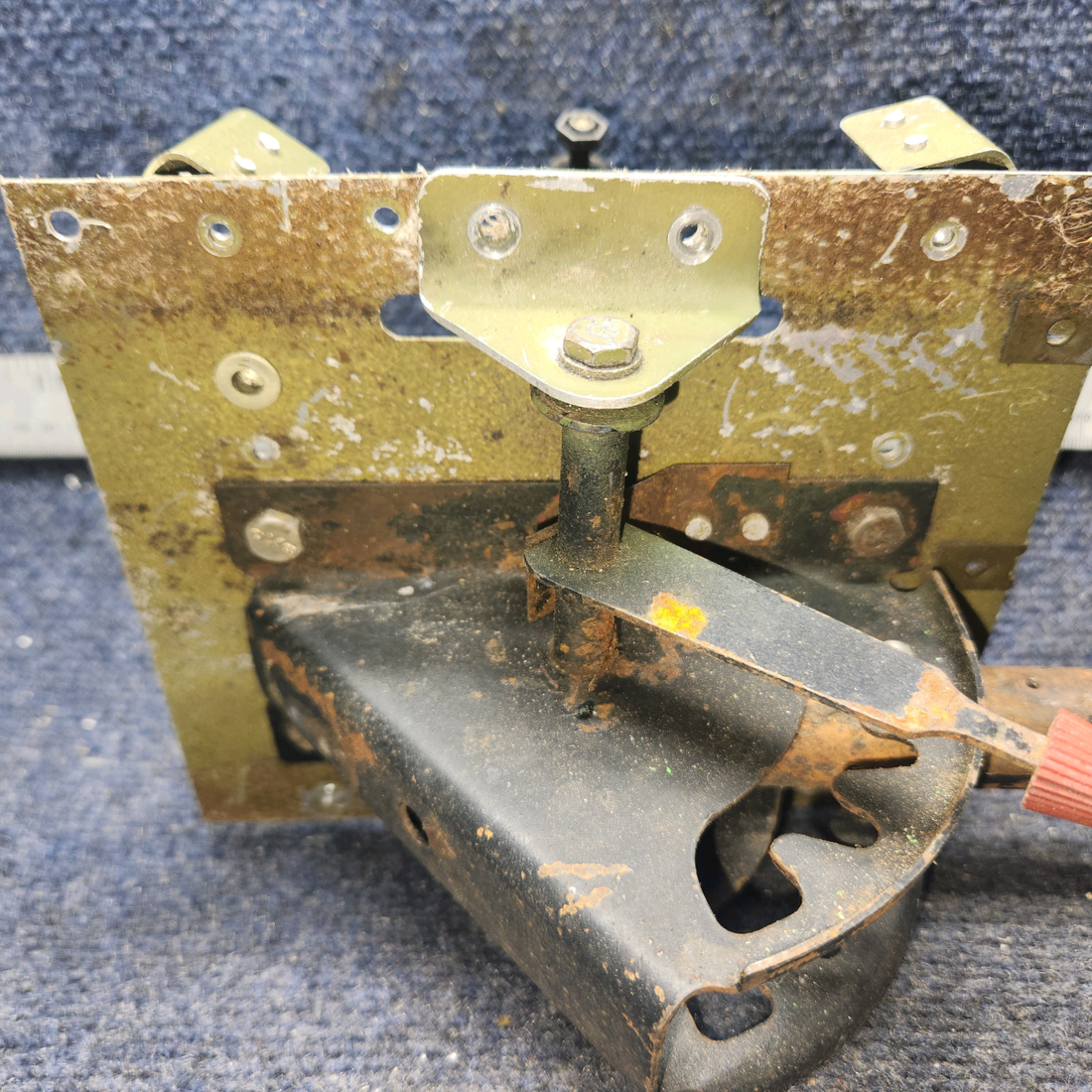 Used aircraft parts for sale, 67582-003 Piper PA28RT-200 Flap Control Lever Assembly w/ Emergency Gear Extension