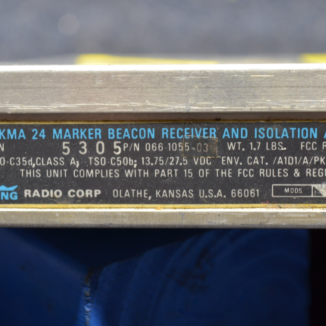 Used aircraft parts for sale, 066-1055-03 Cessna C175 KMA 24 BENDIX KING AUDIO PANEL SPEAKER AUDIO DOES NOT WORK "NO RETURN"