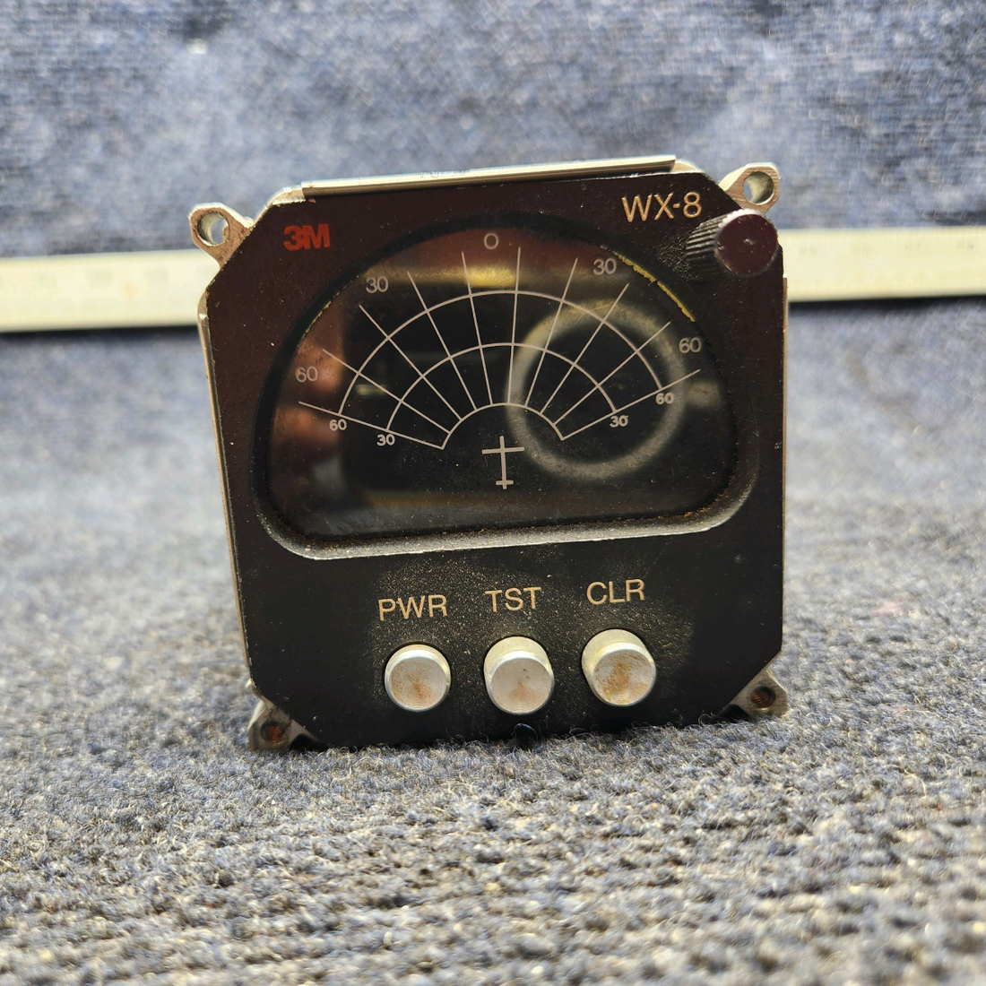 Used aircraft parts for sale, 78-8041-7819-8 3M WX-8 STORMSCOPE DISPLAY W/ MOUNTING TRAY-NO CONNECTOR 14/28V