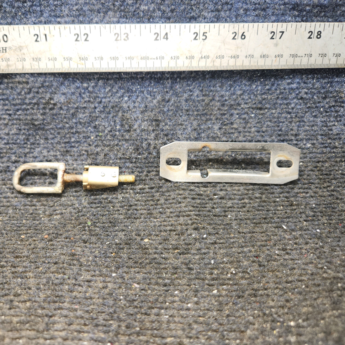 Used aircraft parts for sale, 63037-00 Piper PA-28-140 Upper Cabin Door Latch Loop