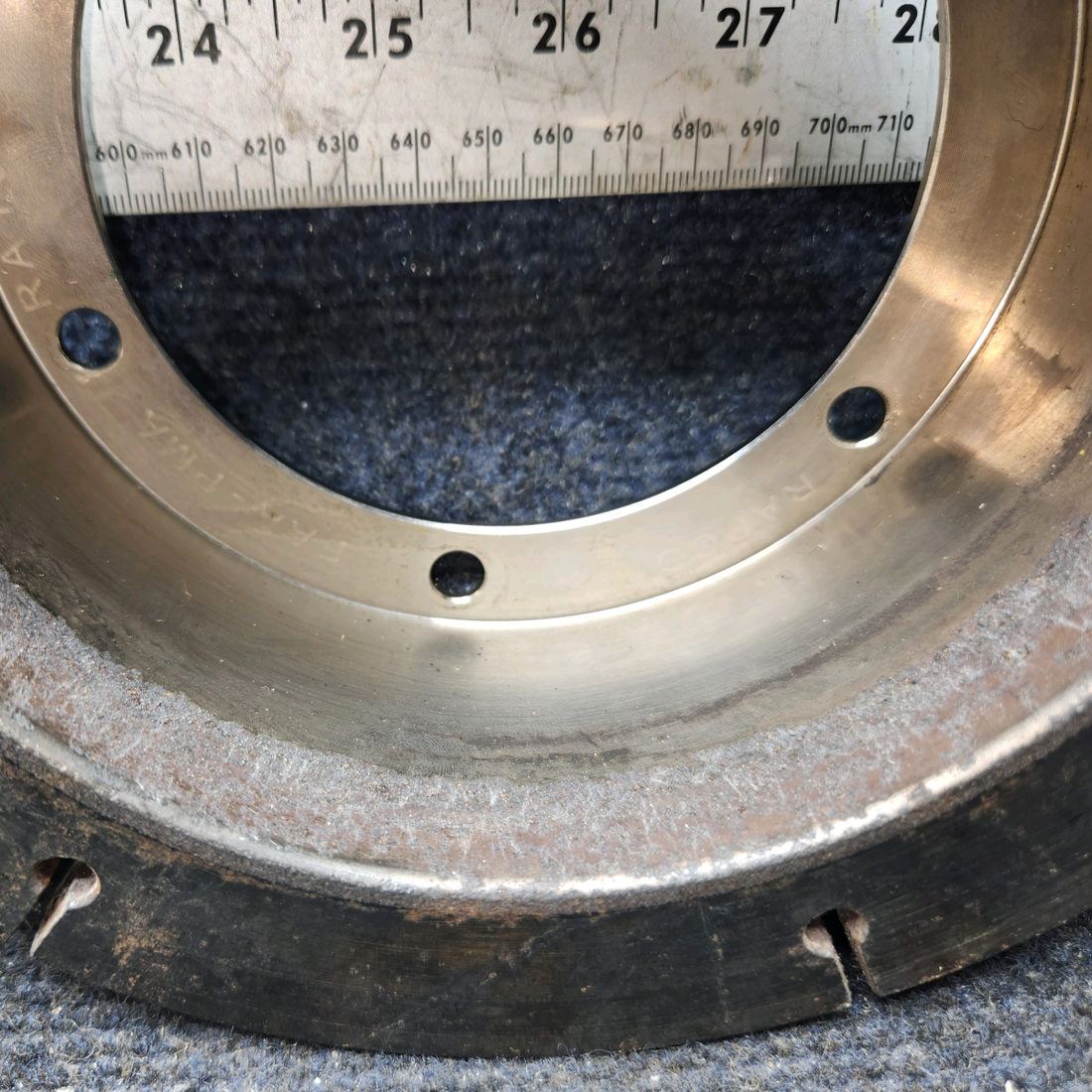 Used aircraft parts for sale, RA164-21600 Rapco Inc. Piper PA32RT-300 Slotted Brake Disc (0.428")