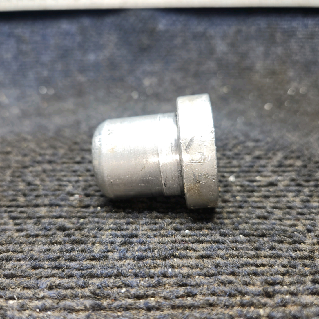 Used aircraft parts for sale, 1442001-2 Cessna 182G Nose Wheel Axle Bolt Bucket (Aluminum)