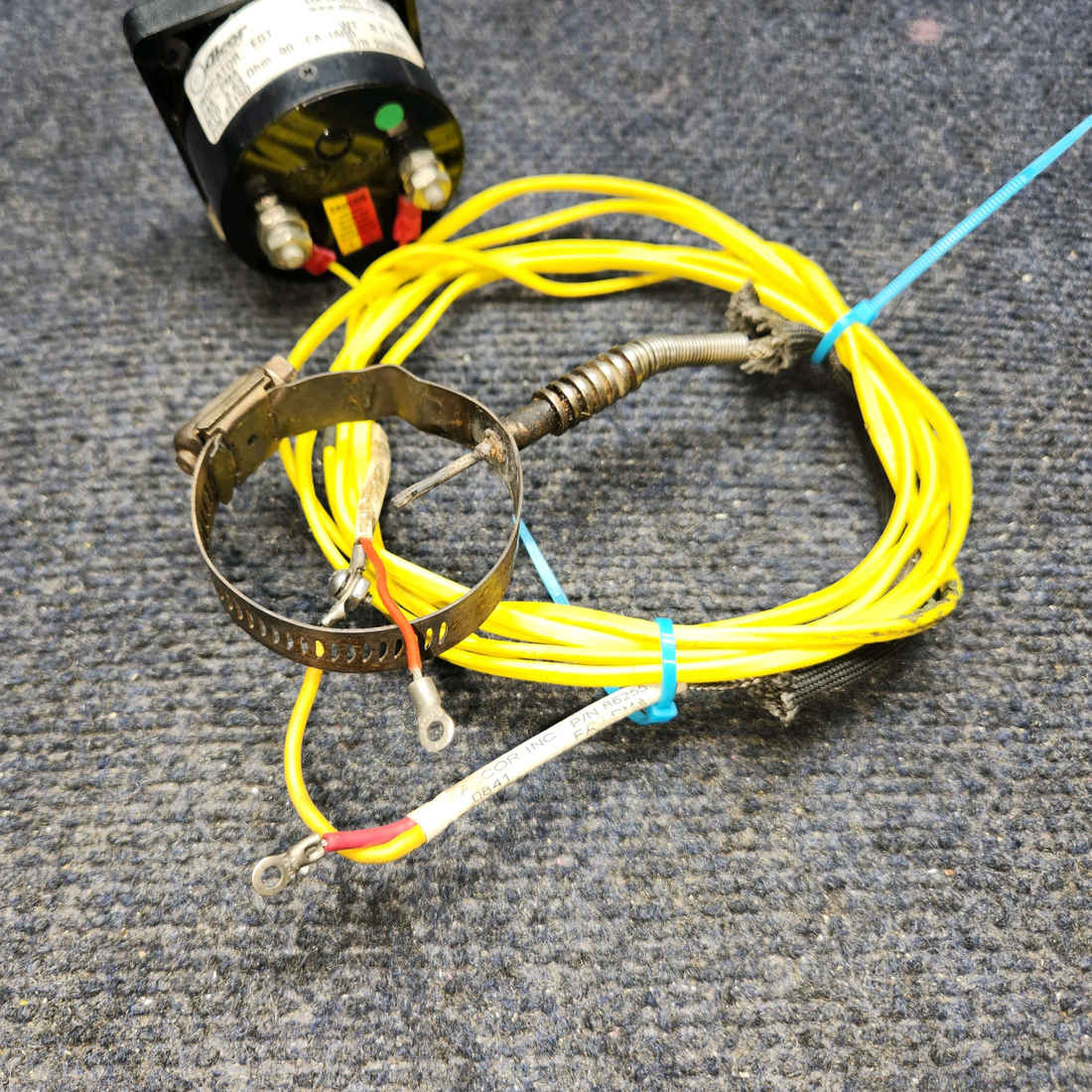 Used aircraft parts for sale, 46150 Beechcraft A24R Alcor EGT Indicator W/ Probe