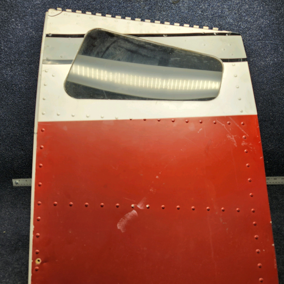 Used aircraft parts for sale, 69853-006 & 69853-806 Piper PA32RT-300 FORWARD BAGGAGE DOOR STRUCTURE ASSY PLEASE SEE PICS.