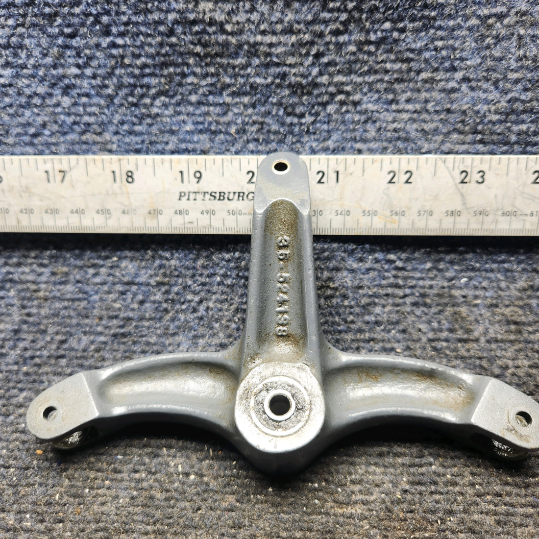 Used aircraft parts for sale, 35-524138-2 Beechcraft 35-33 Rudder Control Bellcrank - RH