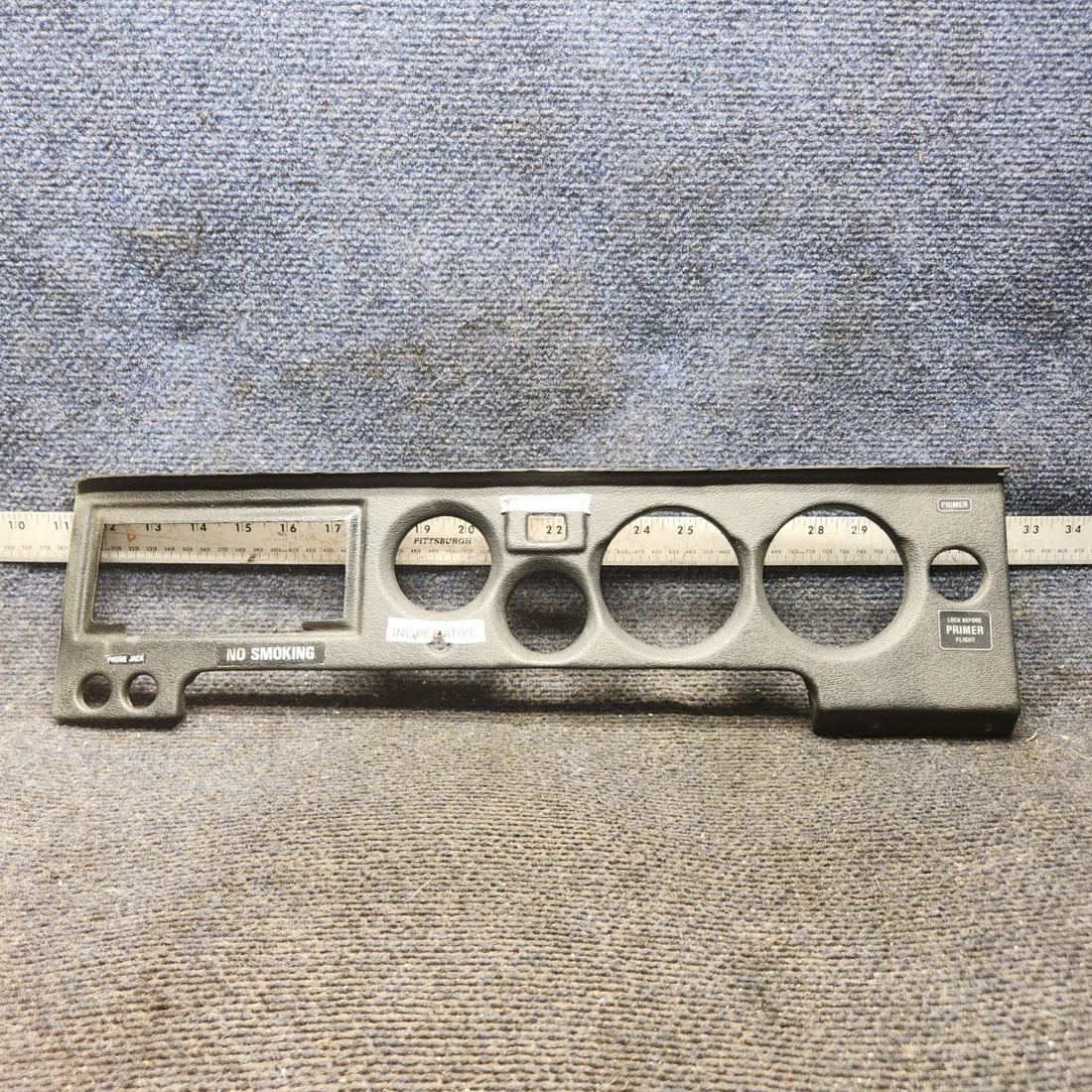 Used aircraft parts for sale, 66918-016 piper PA-28-181 Instrument Panel Cover Assembly - Lower LH