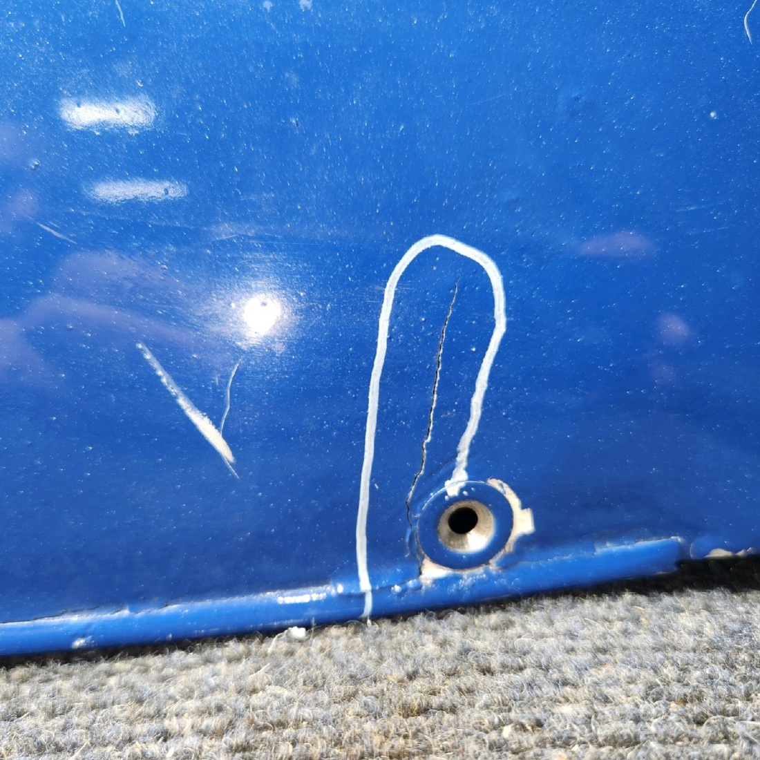 Used aircraft parts for sale, 63584-010 piper PA-28-181 Stabilator Tip - Cracked