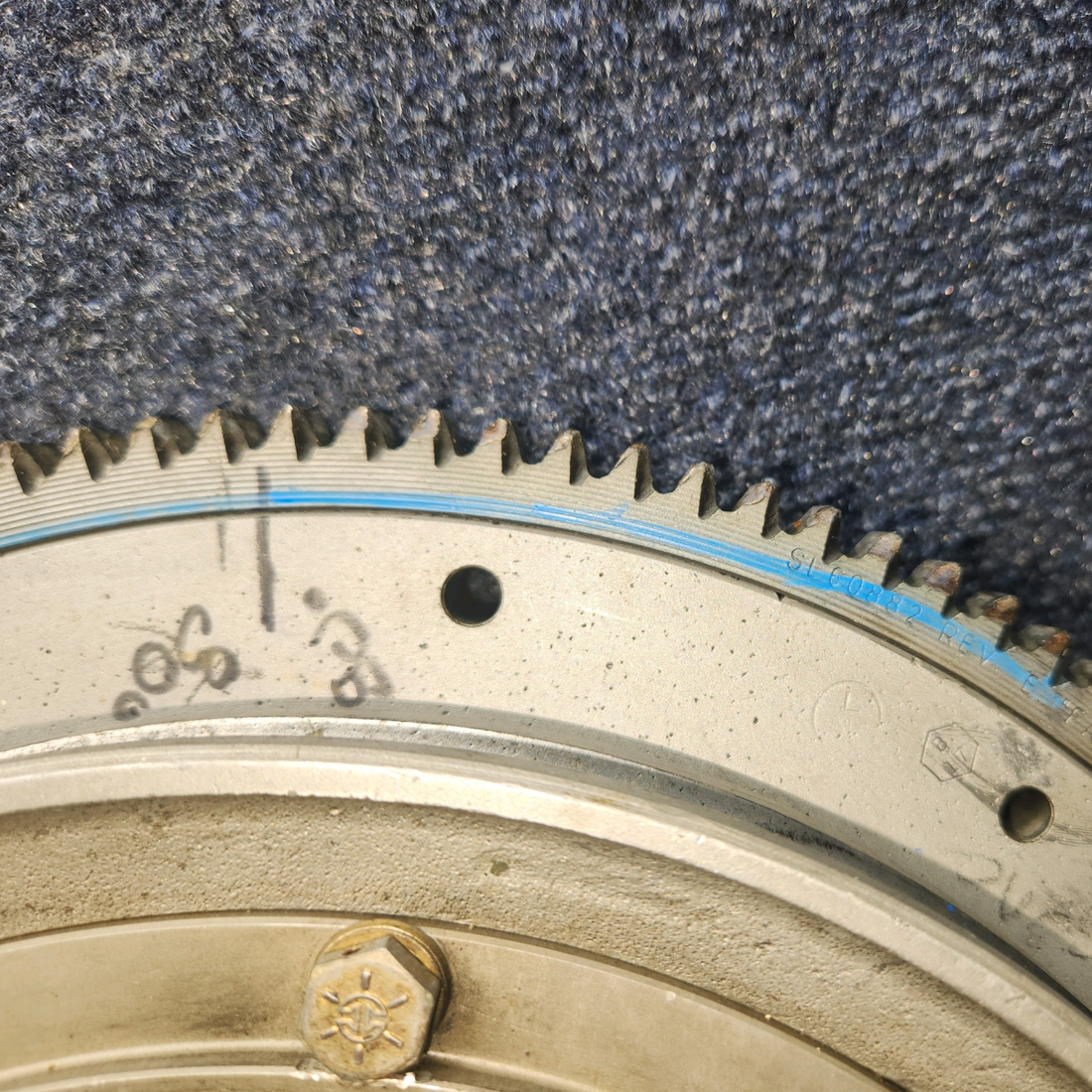 Used aircraft parts for sale, LW-13675 Lycoming Starter Ring Gear Support Assembly W DE-ICE