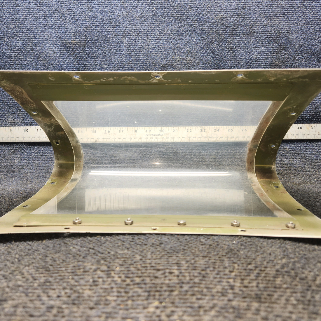 Used aircraft parts for sale, 0523115 Cessna 172 Landing Light Window Assembly