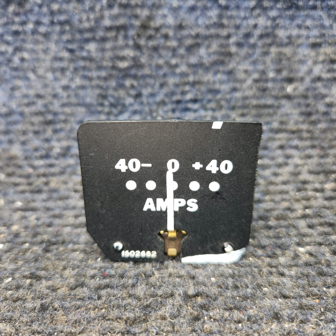 Used aircraft parts for sale, 1502682 Piper PA-28 Amperes Gauge Indicator (12v)