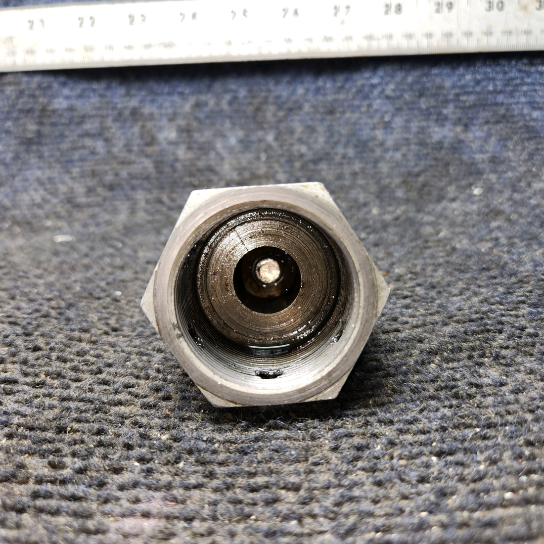 Used aircraft parts for sale, 0441130-2 Cessna 172E Main Gear Axle Fairing Nut