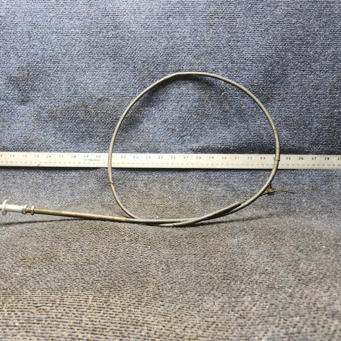 Used aircraft parts for sale, 35-550523 BEECHCRAFT F35 Cabin Heat/Defrost Control Cable Assy – 39" Length