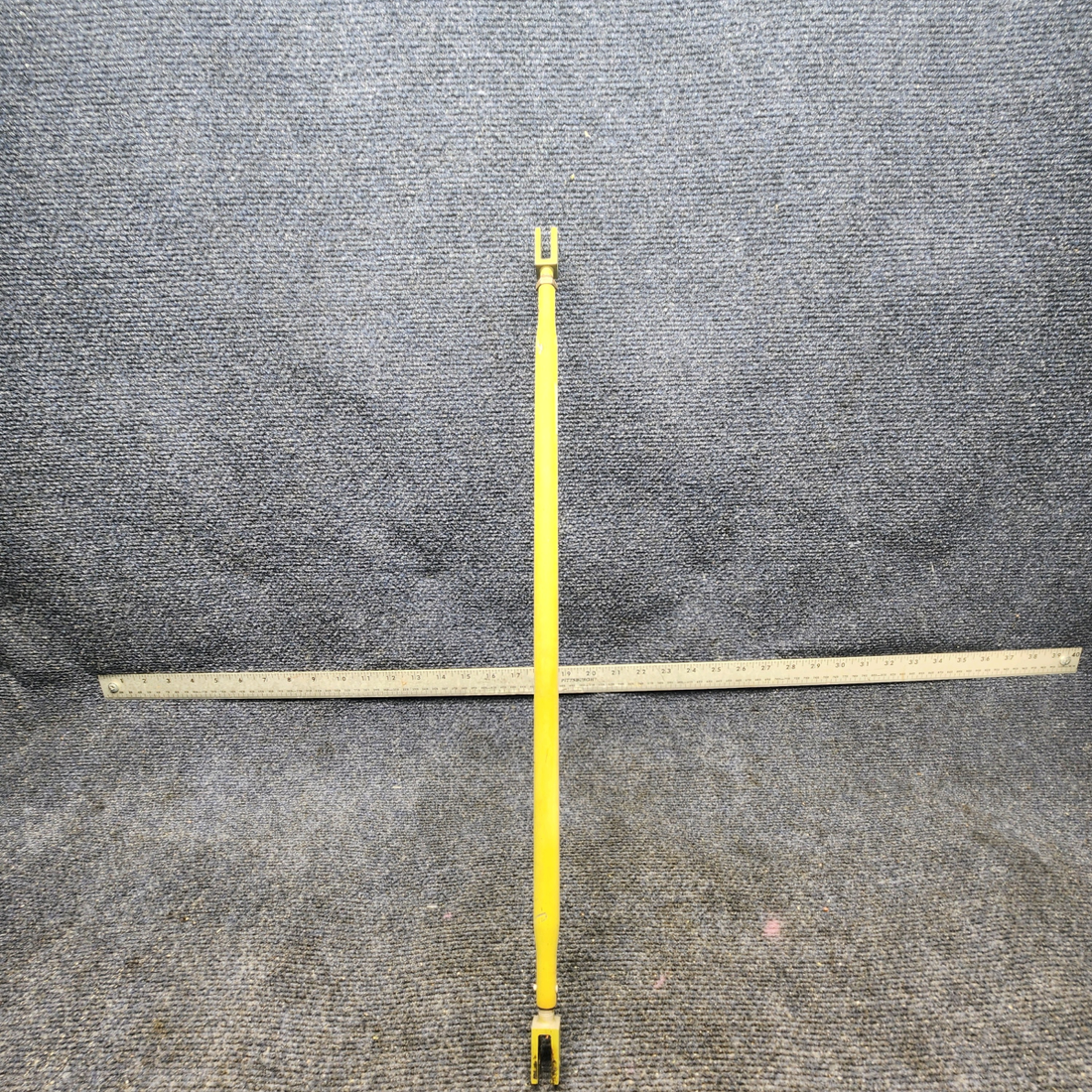 Used aircraft parts for sale, 002-410034-3 Beechcraft F33A RUDDER PEDAL PUSH ROD (SQUARED)