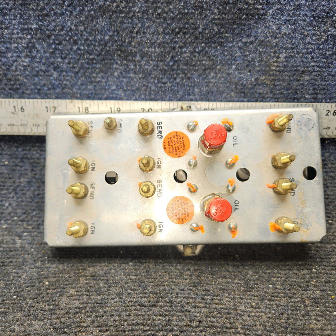 Used aircraft parts for sale, 548-584 Rochester Gauges Piper PA34-220T Intrument Gauge Cluster (12V)