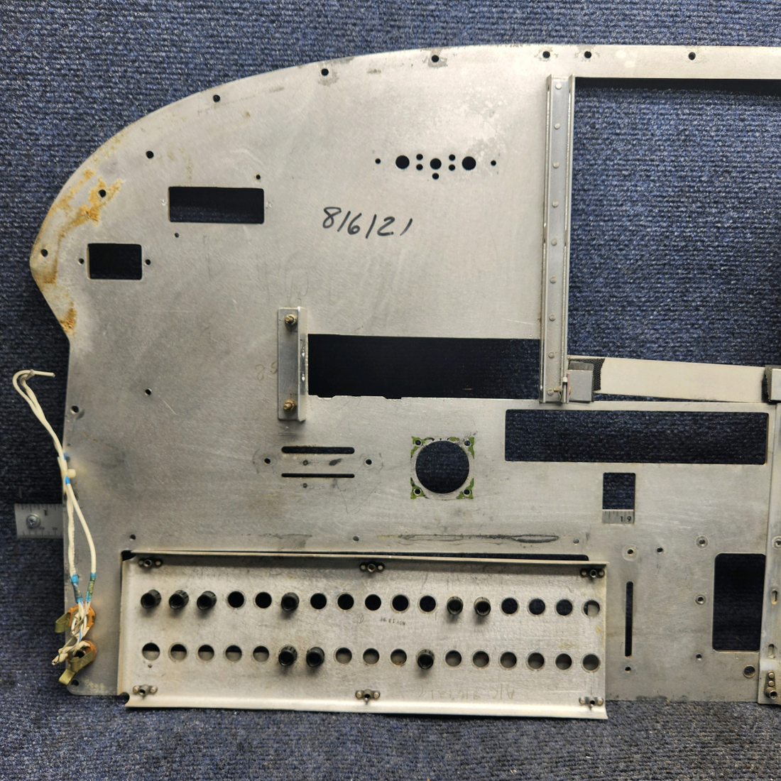 Used aircraft parts for sale, Instrument-panel PIPER PA28-161 Warrior III 1995 ALUMINUM INSTRUMENT  PANEL LH & RH