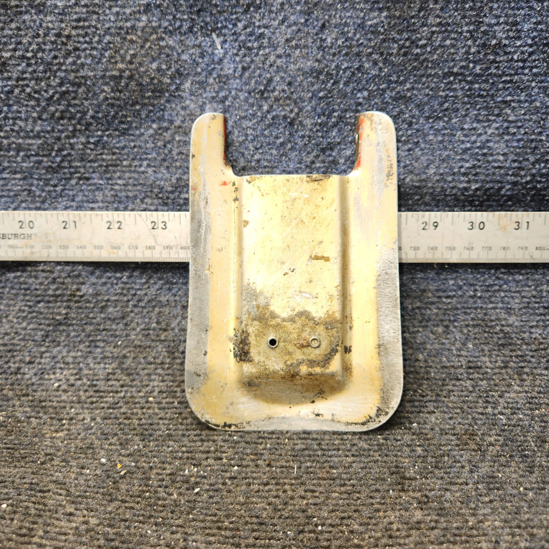 Used aircraft parts for sale, 1243616-1 Cessna 172F Nose Wheel Pant Cover Plate