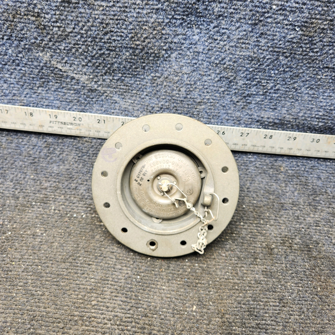 Used aircraft parts for sale, 416-85, 45-921544 Beechcraft 35-33 Fuel Cap Assembly with Adapter