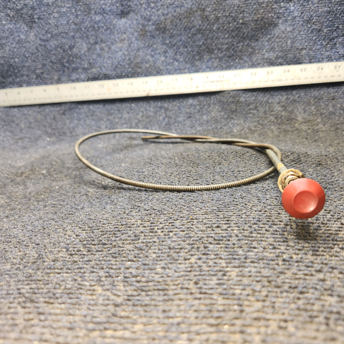 Used aircraft parts for sale, 169-380005-19 Beechcraft C23 SUNDOWNER Cabin Defrost Control Cable – 45"