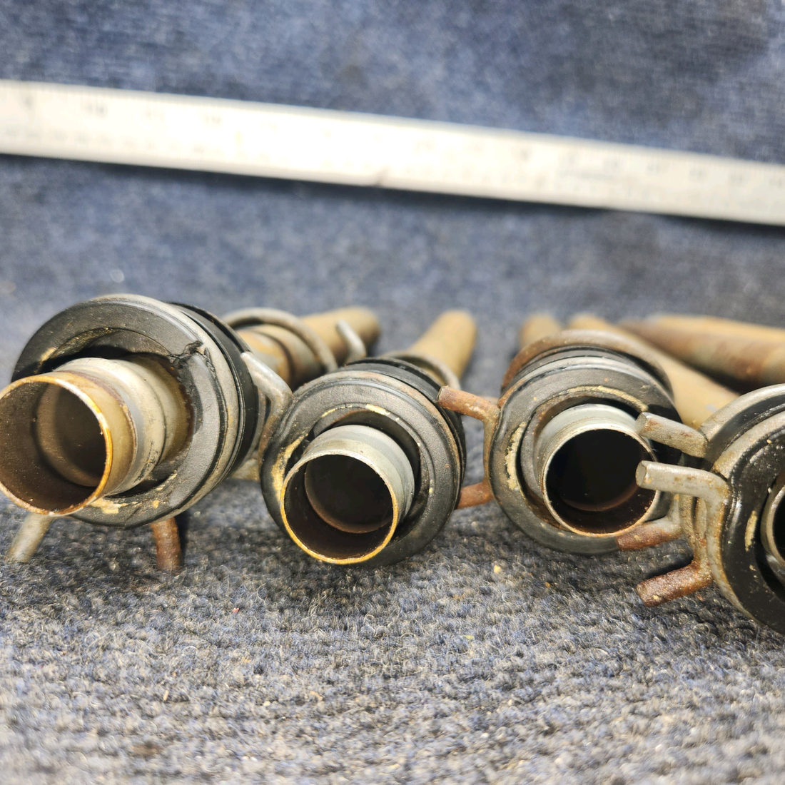 Used aircraft parts for sale, SA21284 / 21284 Continental O-300-D Cessna 172F Push Rod Housing - Set of 10