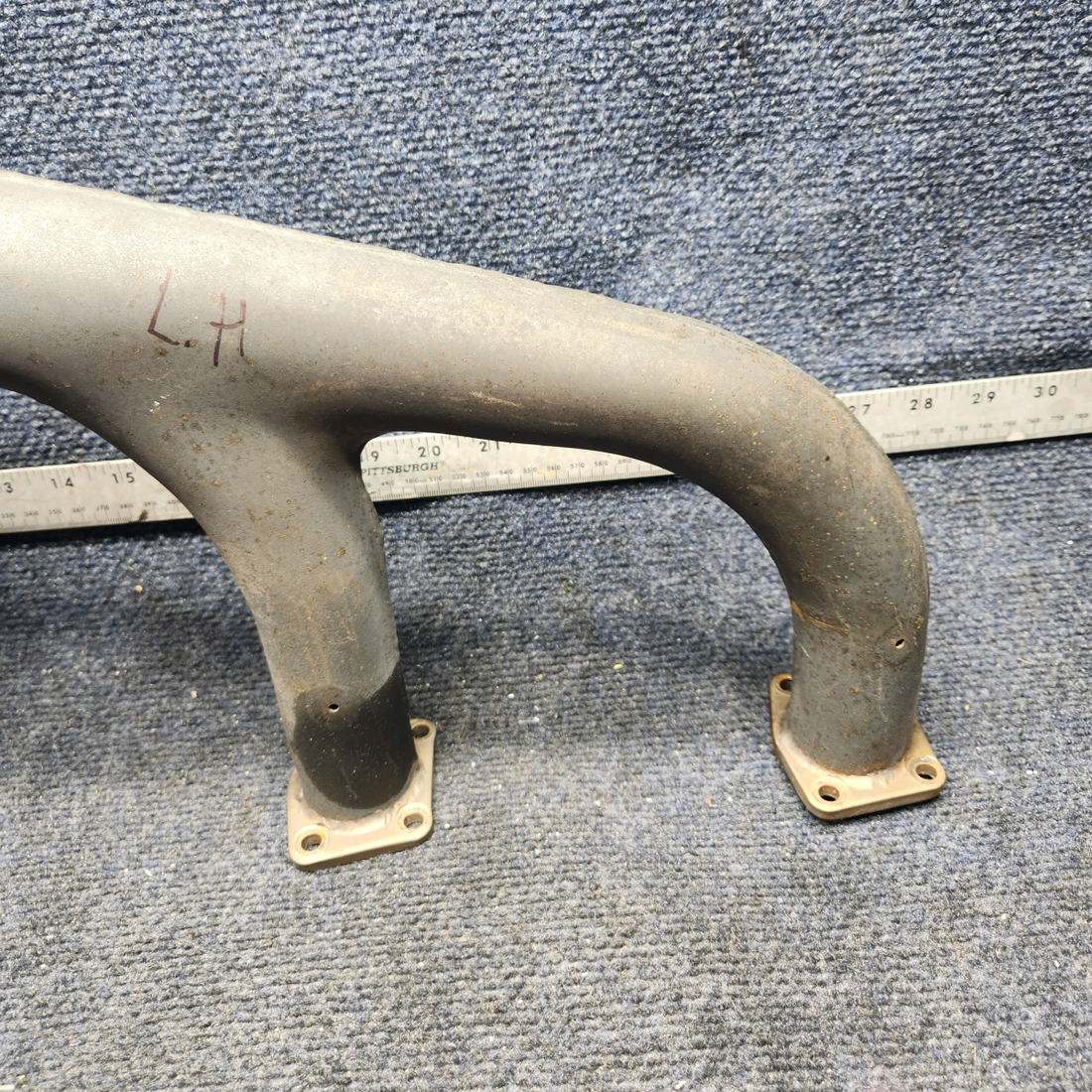 Used aircraft parts for sale, 35-95011 Beechcraft F33A EXHAUST STACK ASSEMBLY LH W/ PROBE HOLES