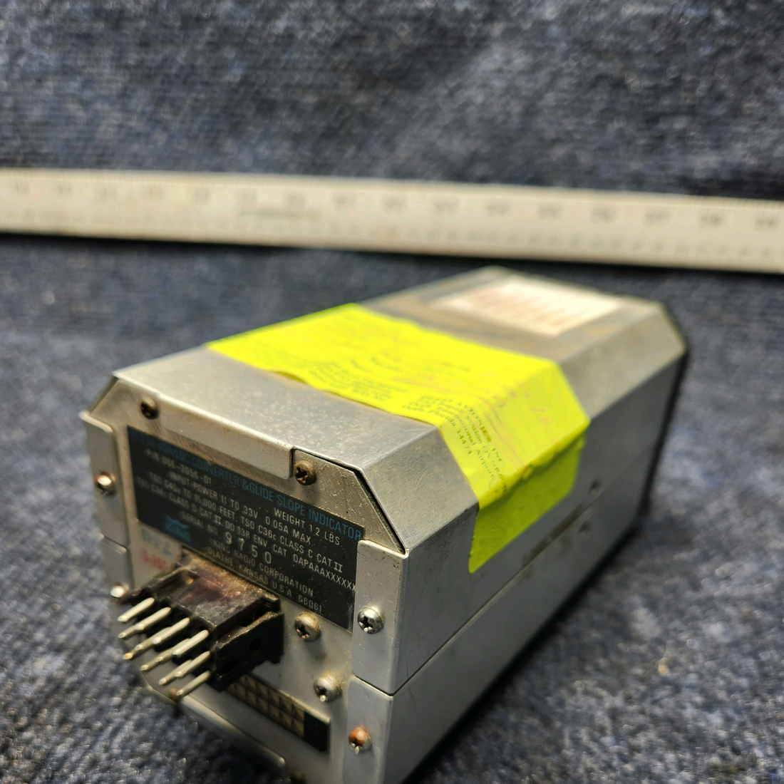Used aircraft parts for sale, 066-3056-01 Bendix King  [part_model] CESSNA C172RG VOR/LOC CONVERTER & G/S INDICATOR