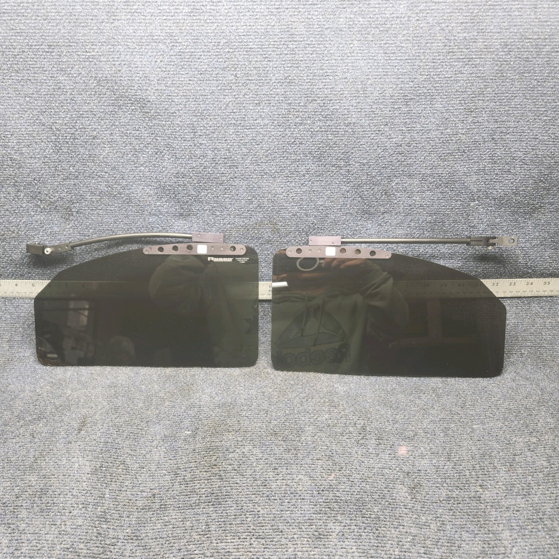 Used aircraft parts for sale, 055-RMY-300-1 CESSNA C172RG ROSEN DELUXE VISOR KIT. (1968-1999 MODELS ONLY) SUNVISORS.