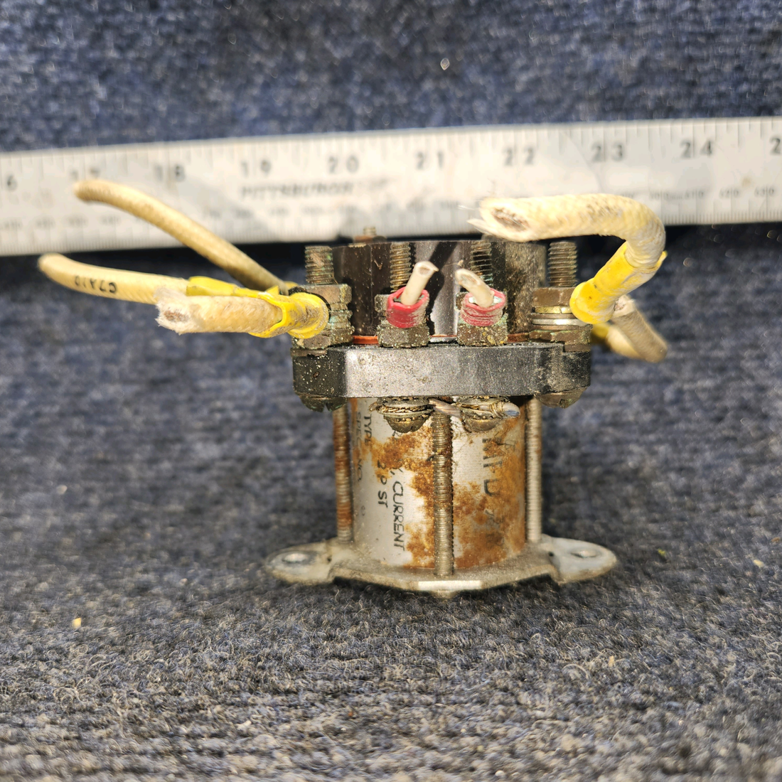 Used aircraft parts for sale, 6041H50A Beechcraft A24R Relay Solenoid 12 Volts