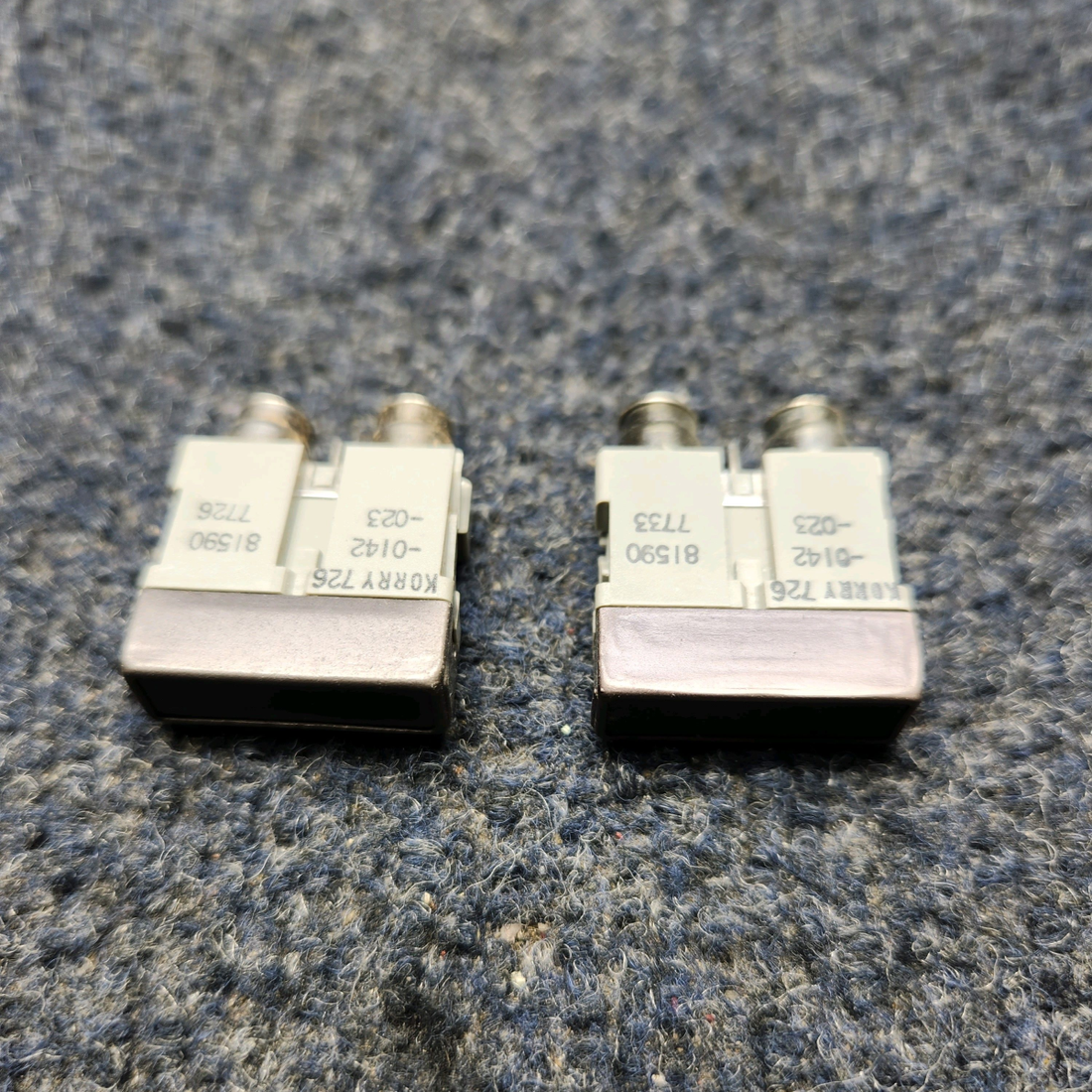 Used aircraft parts for sale, 726-7106-023 Piper  [part_model] Texas Several KORRY ANNUNCIATOR SWITCH CABIN DOOR UNSAFE PRICE PER EACH