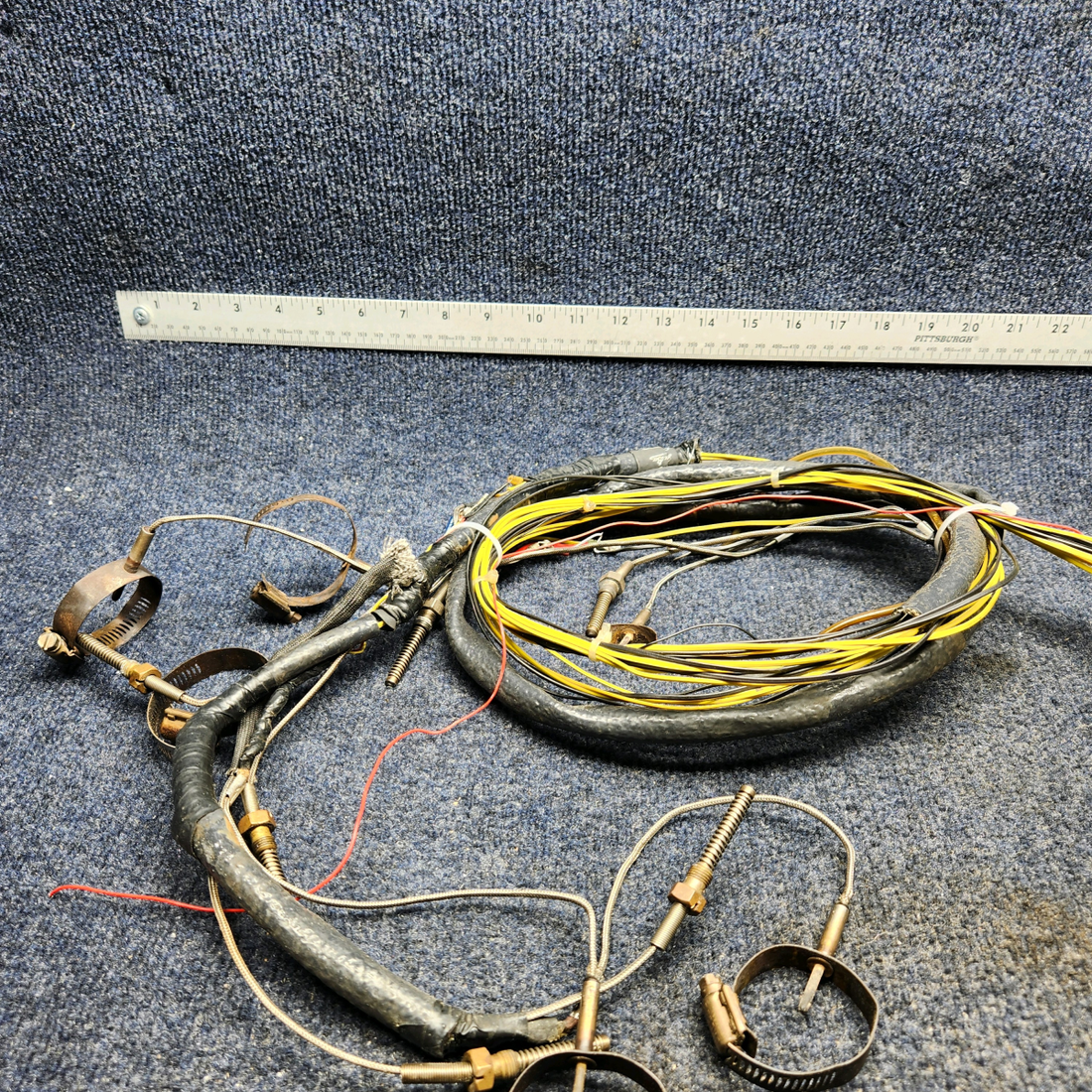Used aircraft parts for sale, GEM-602 EGT-CHT BEECHCRAFT F35 INSIGHT GEM 602 GRAPHIC ENGINE MONITOR WITH CHT, EGT WITH PROBES.  AS REMOVED, WORKING WHEN REMOVED.